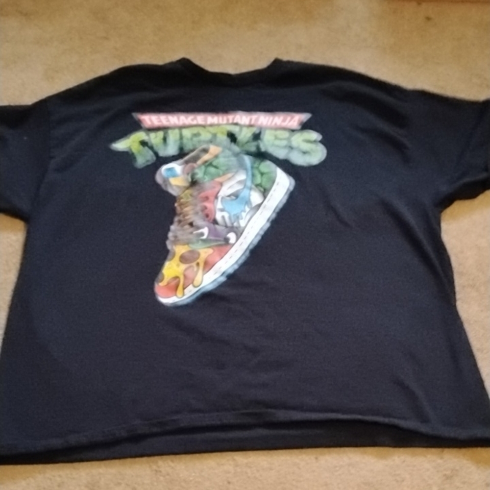 Custom OG Tees Teenage Mutant Ninja Turtles Sneakerhead Black T-Shirt
